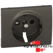   Legrand Galea Life 2P+F burkolat biztonsági zsaluval, mélybronz, Legrand 771221