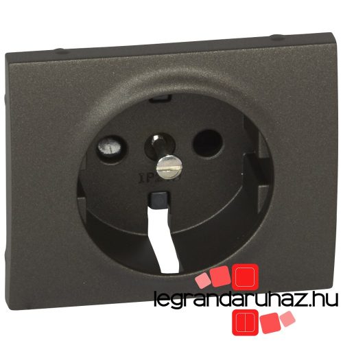 Legrand Galea Life 2P+F burkolat biztonsági zsaluval, mélybronz, Legrand 771221