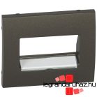   Legrand Galea Life 2xRJ11/45 burkolat, mélybronz, Legrand 771275