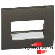   Legrand Galea Life 2xRJ11/45 burkolat, mélybronz, Legrand 771275