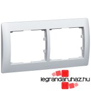   Legrand Galea Life keret kettes vízszintes, alumínium, Legrand 771302