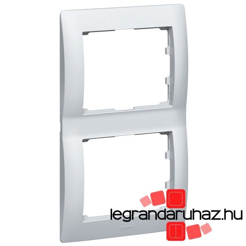 Legrand Galea Life keret kettes függőleges, alumínium, Legrand 771306