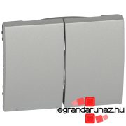   Legrand Galea Life kettős billentyű, alumínium, Legrand 771312