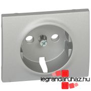 Legrand Galea Life 2P+F burkolat, alumínium, Legrand 771320