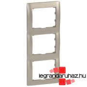   Legrand Galea Life keret hármas függőleges, titánium, Legrand 771407