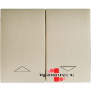   Legrand Galea Life redőnyvezérlő kettős billentyű titánium, Legrand 771414