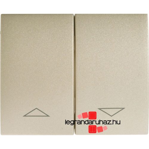 Legrand Galea Life redőnyvezérlő kettős billentyű titánium, Legrand 771414