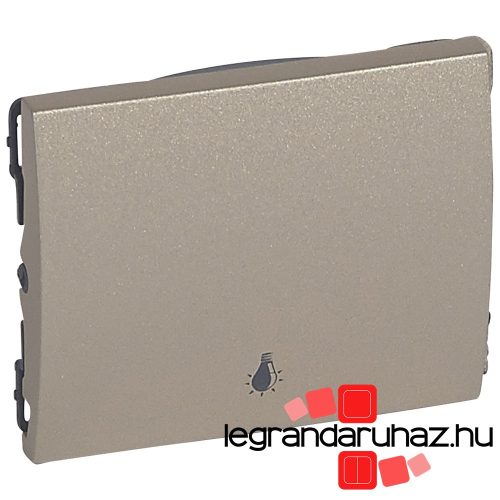 Legrand Galea Life billentyű lámpajellel, titánium, Legrand 771444