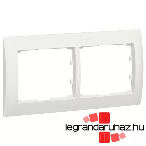 Legrand Galea Life keret kettes vízszintes, gyöngyház, Legrand 771502