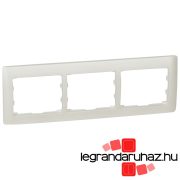   Legrand Galea Life keret hármas vízszintes, gyöngyház, Legrand 771503