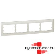   Legrand Galea Life keret négyes vízszintes, gyöngyház, Legrand 771504
