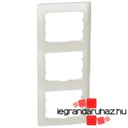   Legrand Galea Life keret hármas függőleges, gyöngyház, Legrand 771507
