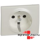   Legrand Galea Life 2P+F burkolat biztonsági zsaluval gyöngyház, Legrand 771521