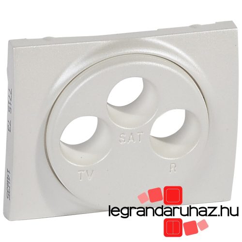 Legrand Galea Life TV-RD-SAT burkolat 2 km gyöngyház, Legrand 771573