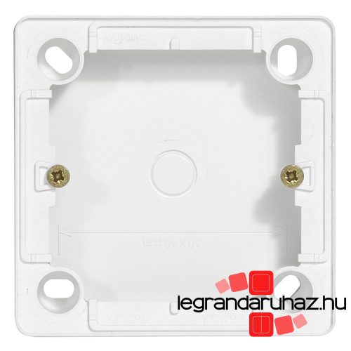 Legrand Cariva kiemelődoboz kapcsolóhoz, 25 mm mély, fehér, Legrand 773696