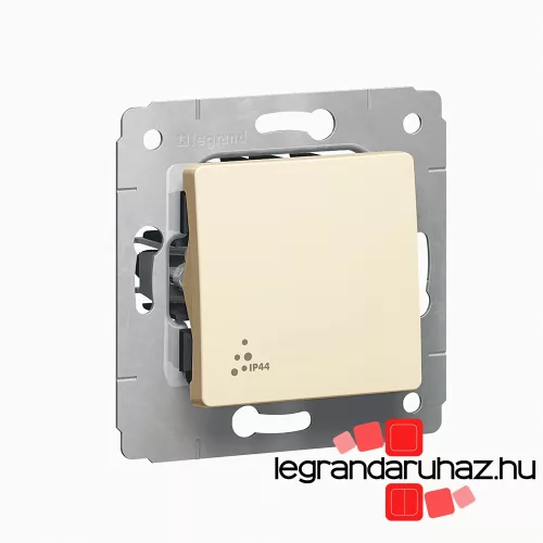 Legrand Cariva IP44 egypólusú kapcsoló, keret nélkül, bézs, Legrand 773709