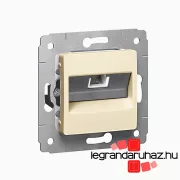   Legrand Cariva telefoncsatlakozó 1XRJ11 keret nélkül bézs, Legrand 773738