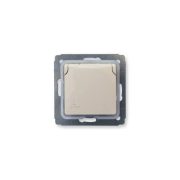   Legrand Cariva IP44 2P+F csatlakozóaljzat csapófedéllel, keret nélkül, bézs, Legrand 773745