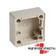   Legrand Cariva kiemelődoboz 2P+F aljzathoz, 36 mm mély, bézs, Legrand 773797