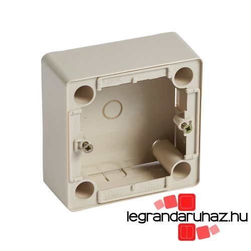 Legrand Cariva kiemelődoboz 2P+F aljzathoz, 36 mm mély, bézs, Legrand 773797