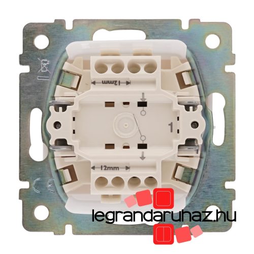 Legrand Valena IP44 egypólusú kapcsoló, elefántcsont, Legrand 774101