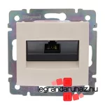 Legrand Valena 1XRJ45 LCS2 Cat.6 FTP informatikai csatlakozóaljzat, csavaros, elefántcsont, Legrand 774132
