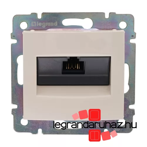 Legrand Valena 1XRJ45 LCS2 Cat.6 FTP informatikai csatlakozóaljzat, csavaros, elefántcsont, Legrand 774132