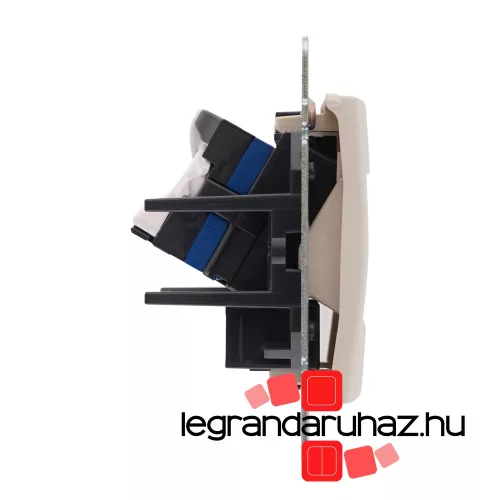 Legrand Valena 1XRJ45 LCS2 Cat.6 FTP informatikai csatlakozóaljzat, csavaros, elefántcsont, Legrand 774132