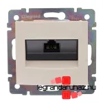 Legrand Valena 1xRJ45 LCS2 Cat.5e UTP informatikai csatlakozóaljzat, csavaros, elefántcsont, Legrand 774138