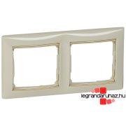   Legrand Valena kettős keret vízszintes Elefántcsont / Arany, Legrand 774152