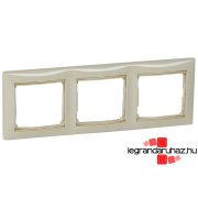   Legrand Valena hármas keret vízszintes Elefántcsont / Arany, Legrand 774153