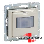 Valena mozgásérzékelős (PIR) kapcsoló, 0-2000 W (LED max. 500 W) , nulla (N) vezető bekötéssel, elefántcsont