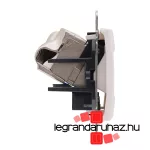 Legrand Valena 2xRJ45 LCS2 Cat.6 STP aljzat, fehér, Legrand 774245