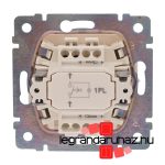 Legrand Valena egypólusú nyomó lámpajellel, jelzőfénnyel, elefántcsont, Legrand 774313