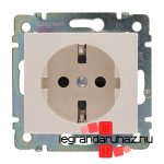 Legrand Valena 2P+F csatlakozóaljzat biztonsági zsaluval, elefántcsont, Legrand 774321