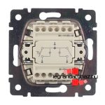 Legrand Valena csillárkapcsoló jelzőfénnyel, elefántcsont, Legrand 774328