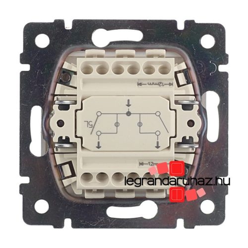 Legrand Valena csillárkapcsoló jelzőfénnyel, elefántcsont, Legrand 774328