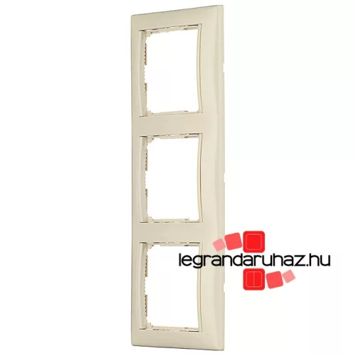 Legrand Valena hármas keret vízszintes elefántcsont, Legrand 774353