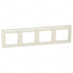 Legrand Valena négyes keret vízszintes elefántcsont, Legrand 774354
