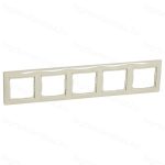 Legrand Valena ötös keret vízszintes elefántcsont, Legrand 774355