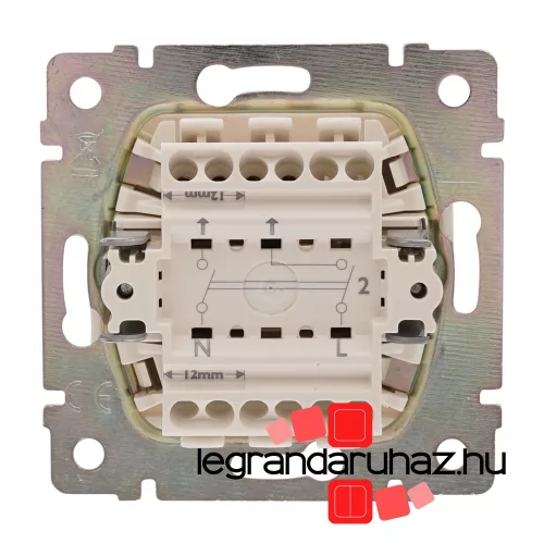 Legrand Valena kétpólusú kapcsoló fehér, Legrand 774402
