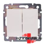 Legrand Valena kettős váltókapcsoló fehér, Legrand 774408