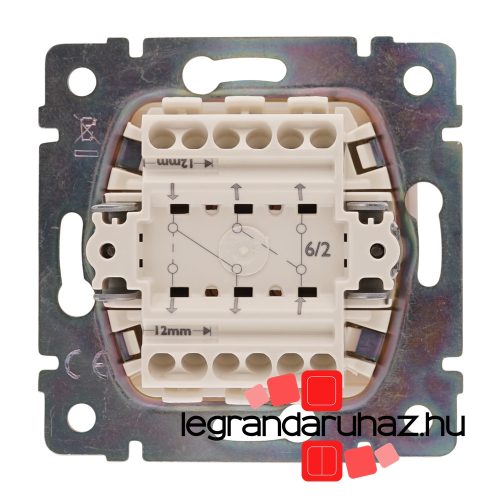 Legrand Valena kettős váltókapcsoló fehér, Legrand 774408
