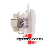 Legrand Valena 2P+F csatlakozóaljzat biztonsági zsaluval, fehér, Legrand 774421