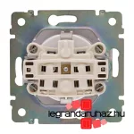 Legrand Valena 2P+F csatlakozóaljzat csapófedéllel, fehér, Legrand 774422
