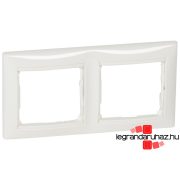   Legrand Valena kettős keret vízszintes fehér, Legrand 774452
