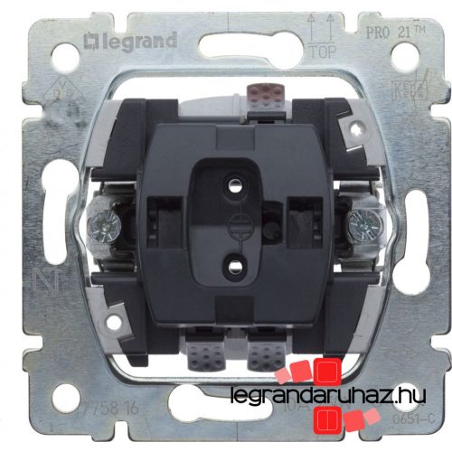 Legrand Galea Life váltóérintkezős nyomó mechanizmus, Legrand 775816
