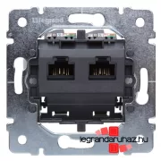   Legrand Galea Life 2XRJ45 Cat 6 UTP mechanizmus, körmös, LCS2, Legrand 775823