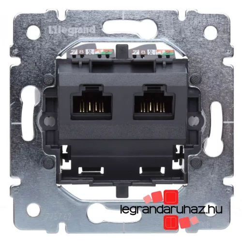 Legrand Galea Life 2XRJ45 Cat 6 UTP mechanizmus, körmös, LCS2, Legrand 775823