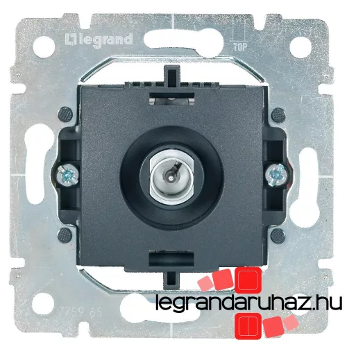 Legrand Galea Life TV antenna-csatlakozóaljzat mechanizmus, végzáró, 1,5 dB, Legrand 775965